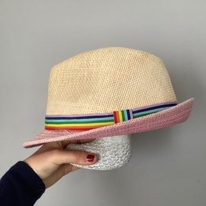 Rainbow Fadora Hat
